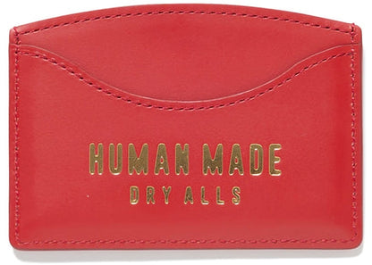 Human Made Leather Card Case Red