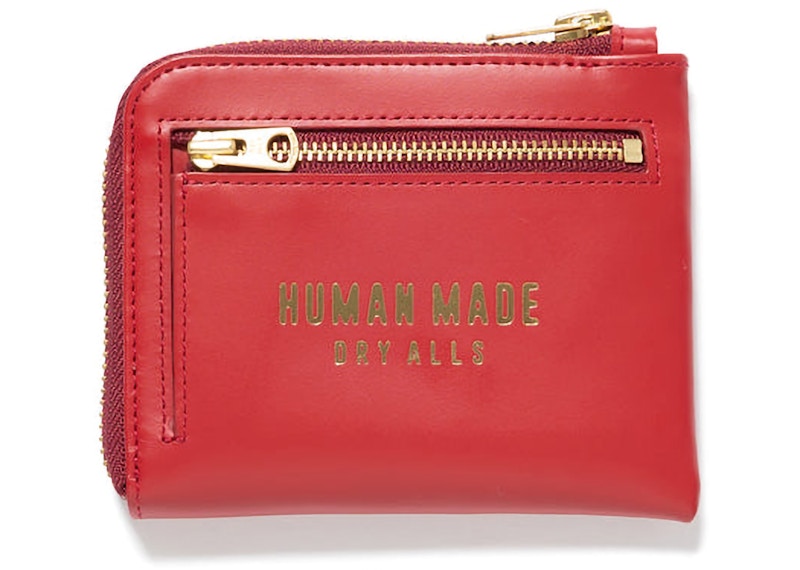 Human Made Leather Wallet Red
