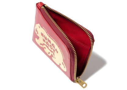 Human Made Leather Wallet Red
