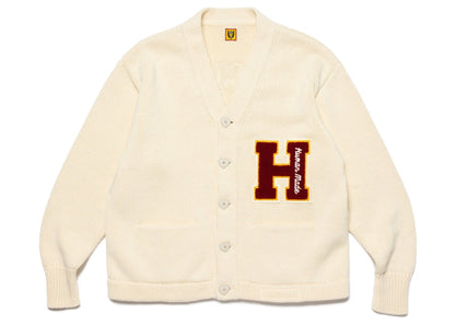 Human Made Low Gauge Knit Cardigan White