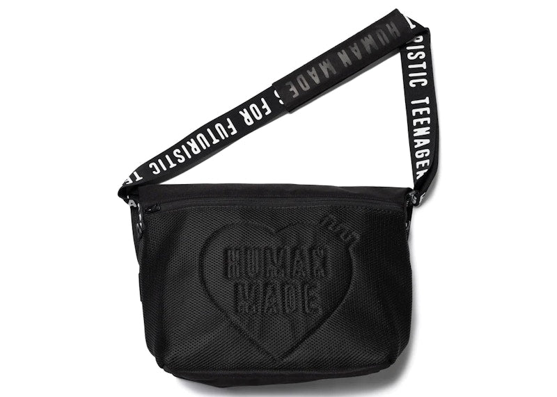 Human Made Messenger Bag Large Black
