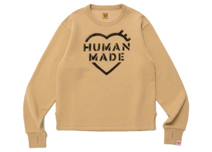 Human Made Military Sweatshirt #1 Sweatshirt Beige