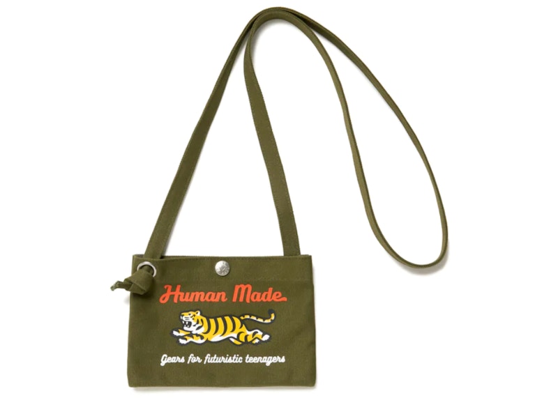 Human Made Mini Shoulder Bag Olive Drab