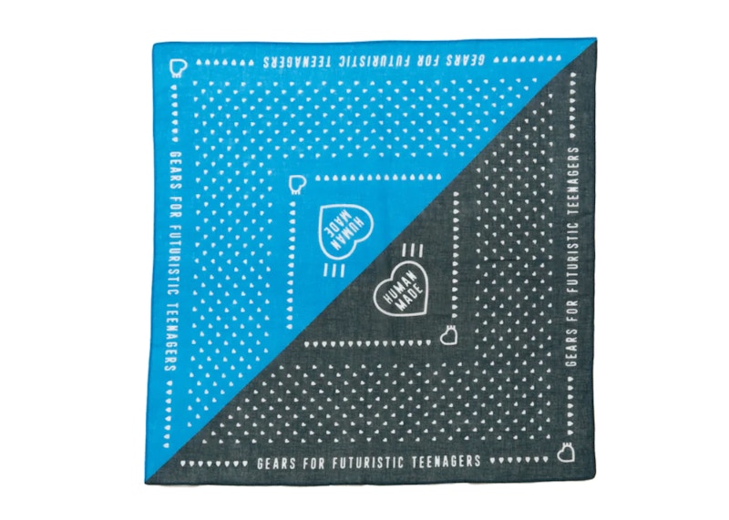 Human Made Monthly August Bandana Blue Black