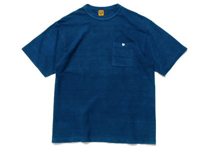 Human Made Ningen-Sei Indigo Pocket T-Shirt Indigo Blue