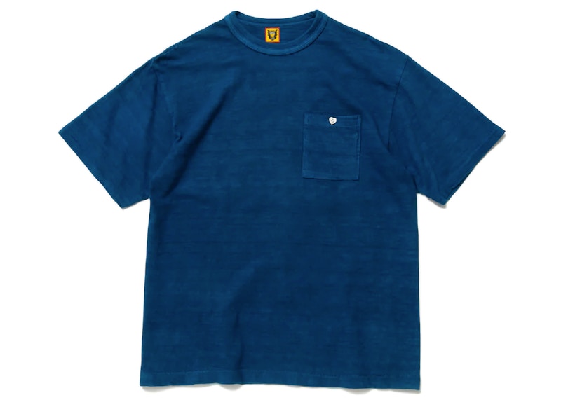Human Made Ningen-Sei Indigo Pocket T-Shirt Indigo Blue