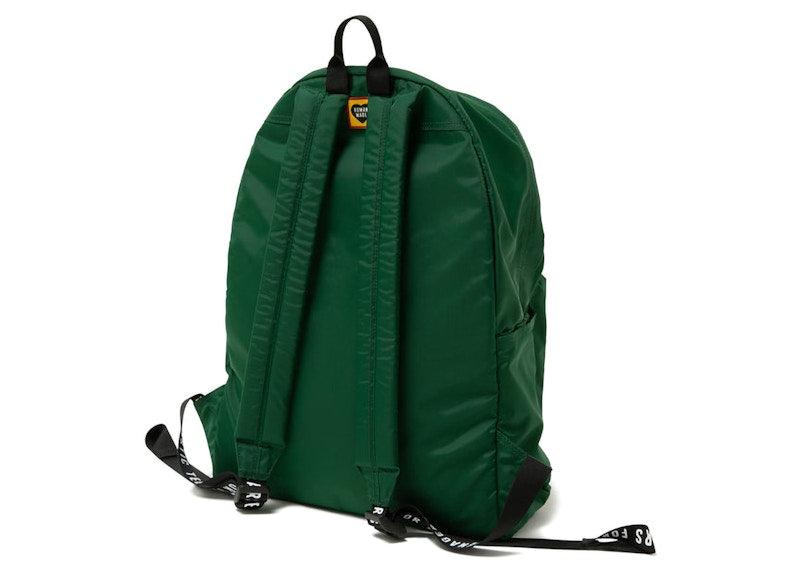 Human Made Nylon Heart Backpack Green