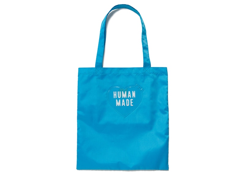 Human Made Nylon Ripstop Heart Tote Bag Blue