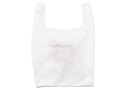 Human Made Packable Nylon Tote Bag White