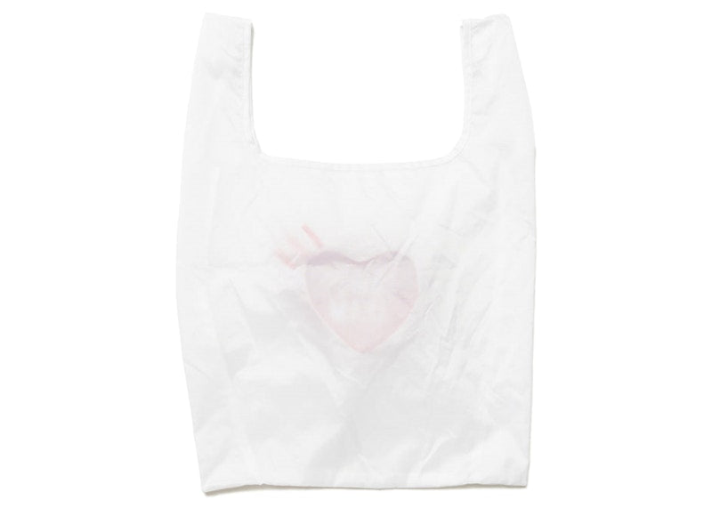 Human Made Packable Nylon Tote Bag White