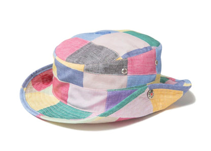 Human Made Patchwork Bucket Hat Pink