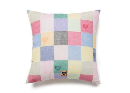 Human Made Patchwork Cushion Pink