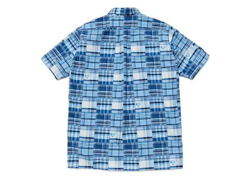 Human Made Patchwork S/S Shirt Blue