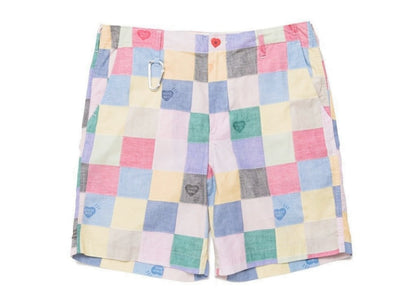 Human Made Patchwork Shorts Pink