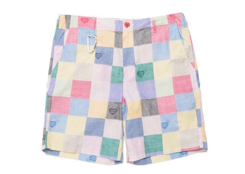 Human Made Patchwork Shorts Pink