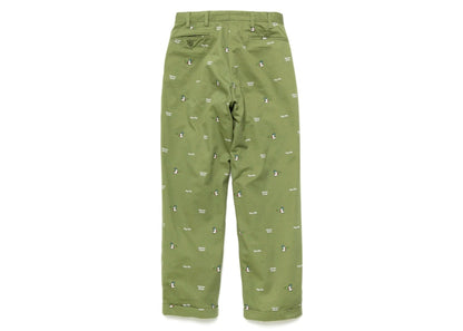 Human Made Pattern Printed Chino Pants Olive Drab