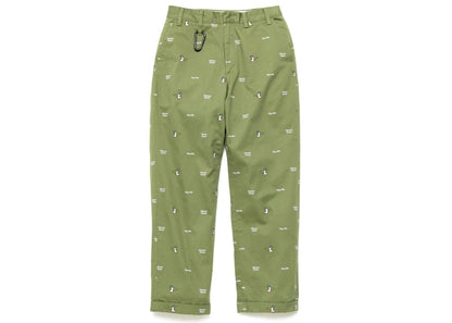 Human Made Pattern Printed Chino Pants Olive Drab