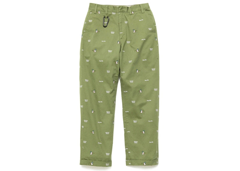 Human Made Pattern Printed Chino Pants Olive Drab