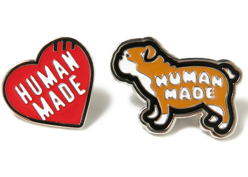 Human Made Pin Badge (Set of 2) Red