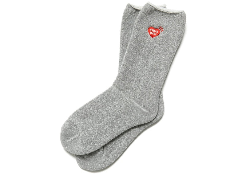 Human Made Plating Pile Socks Grey