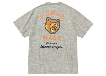 Human Made Pocket Bear #1 T-Shirt Grey
