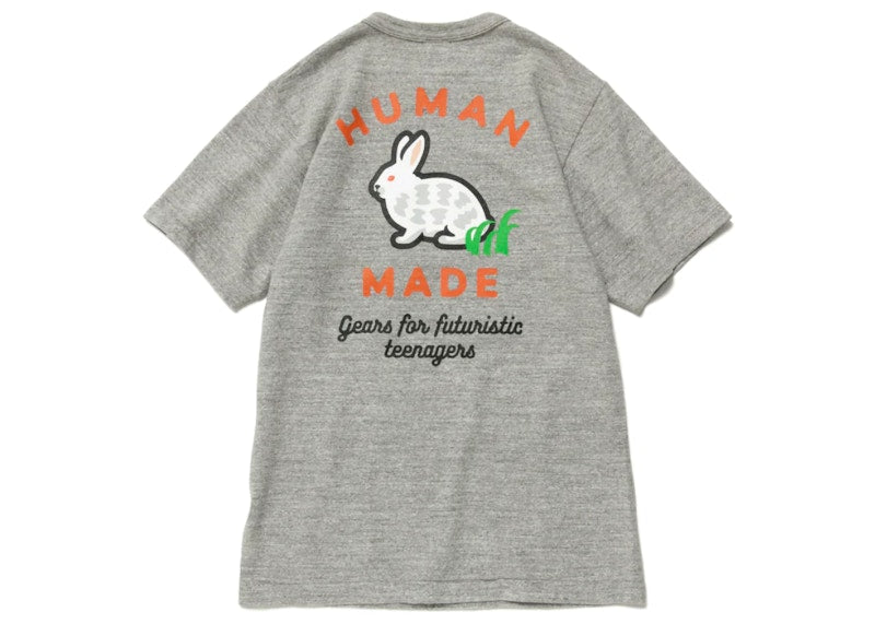 Human Made Pocket Rabbit #2 T-Shirt Grey