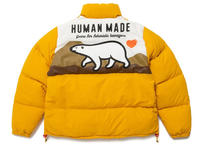 Human Made Polar Bear Down Jacket Yellow