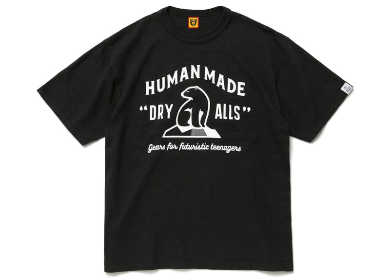 Human Made Polar Bear Dry Alls T-Shirt Black