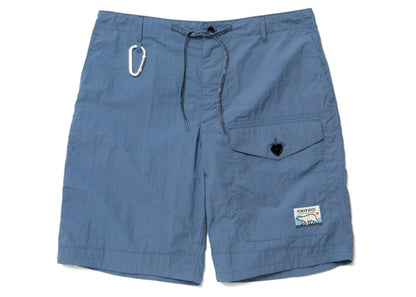 Human Made Polar Bear Nylon Militaly Shorts Blue