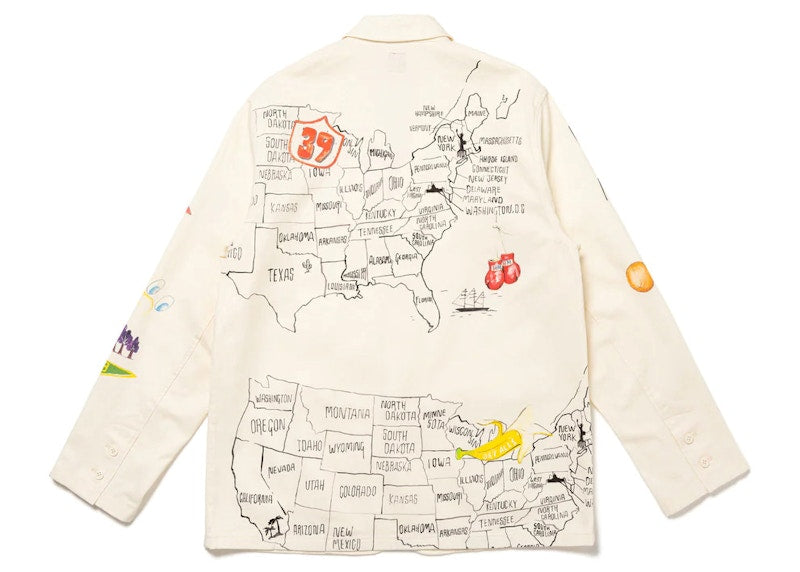 Human Made Printed Jacket White