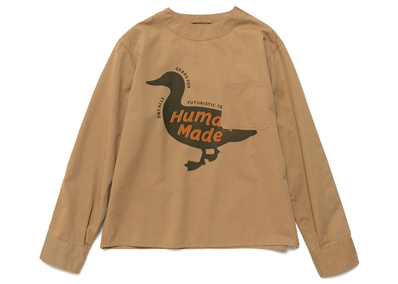 Human Made Pullover L/S Shirt Beige