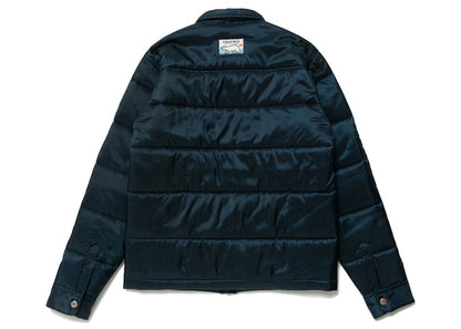 Human Made Quilted Shirt Jacket Navy
