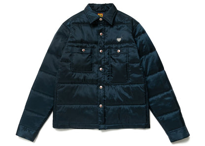 Human Made Quilted Shirt Jacket Navy