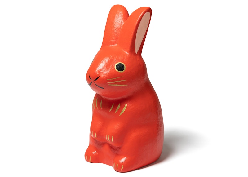 Human Made Rabbit Hariko Large Figure Red