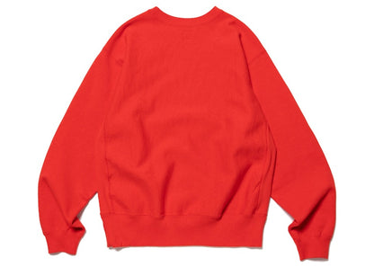 Human Made Rabbit Heavy Weight Crewneck Sweatshirt Red