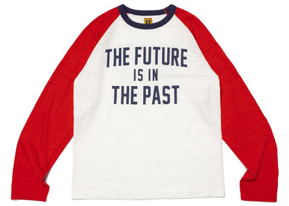 Human Made Raglan L/S T-Shirt White Red