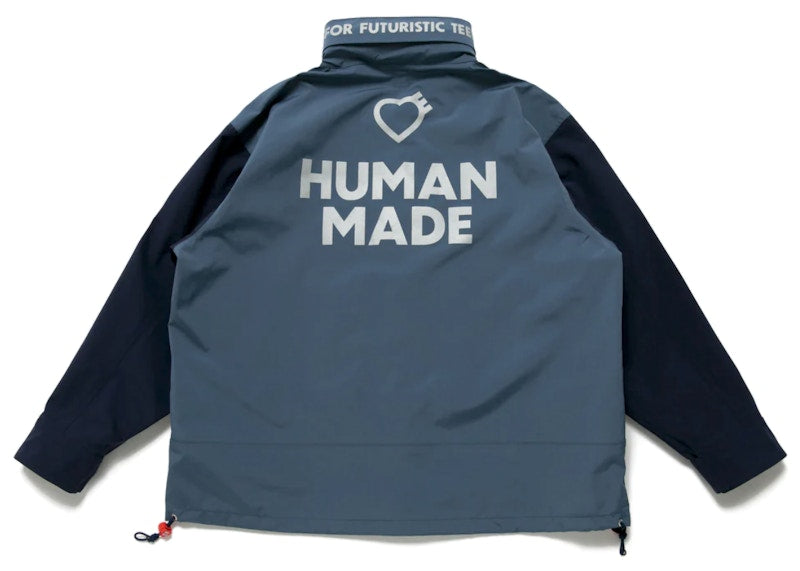 Human Made Rain Parka Jacket Blue