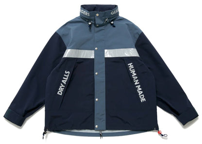 Human Made Rain Parka Jacket Blue