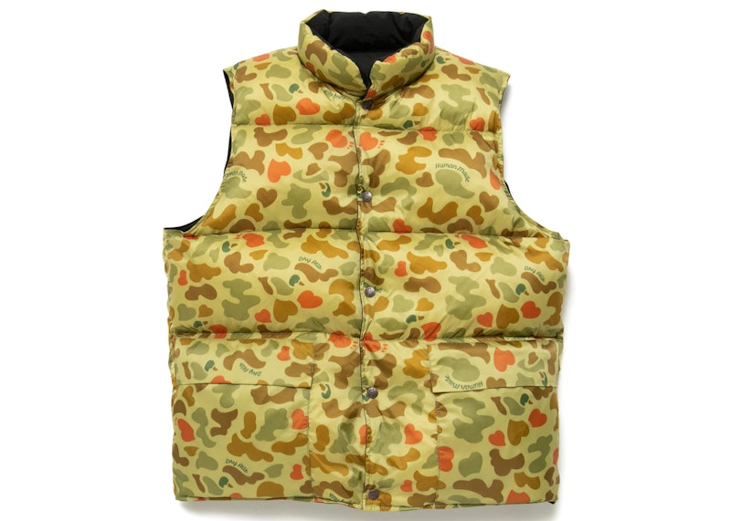 Human Made Reversible Down Vest Black
