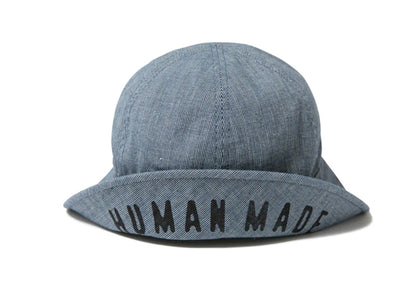 Human Made Round Bucket Hat Indigo Navy