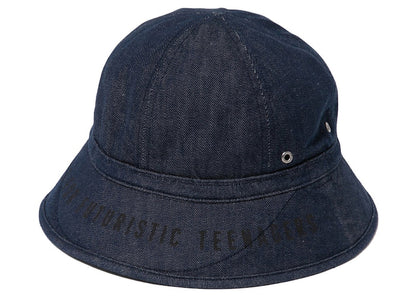 Human Made Round Denim Bucket Hat Indigo