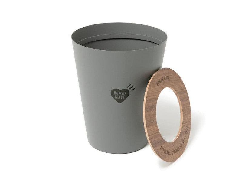 Human Made Round Trash Can Grey