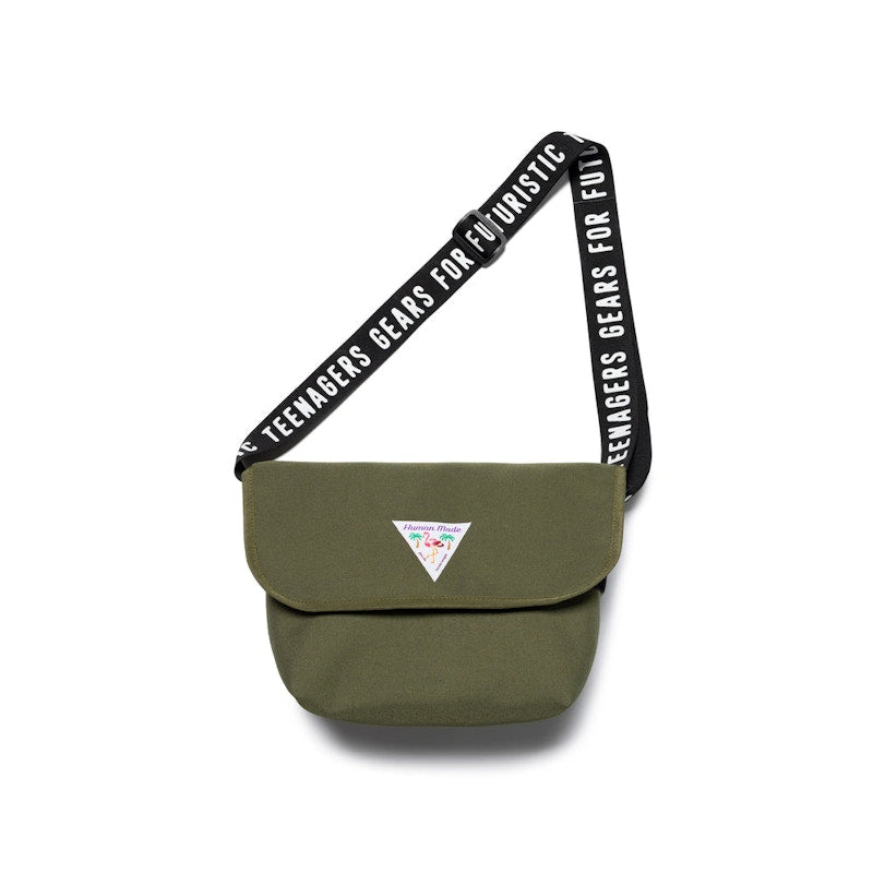 Human Made Small Messenger Bag Olive Drab