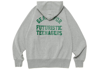 Human Made Snap Hoodie Grey
