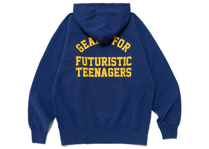 Human Made Snap Hoodie Navy