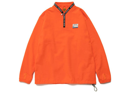 Human Made Stand Collar Sweatshirt Orange