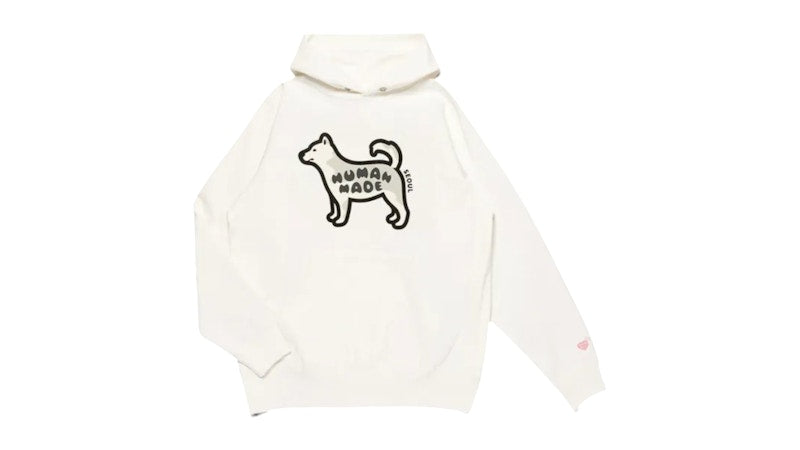 Human Made Stores Exclusive Animal Offline Store Seoul Hoodie White