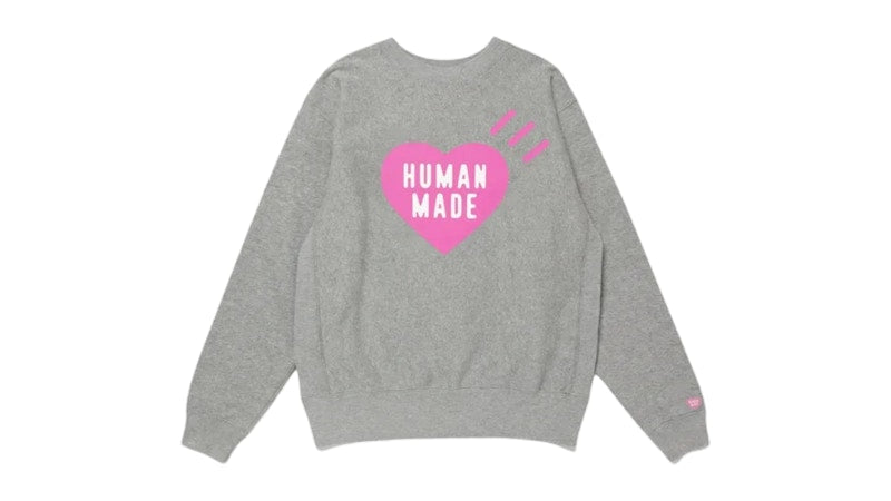 Human Made Stores Exclusive Heart Harajuku Sweatshirt Gray