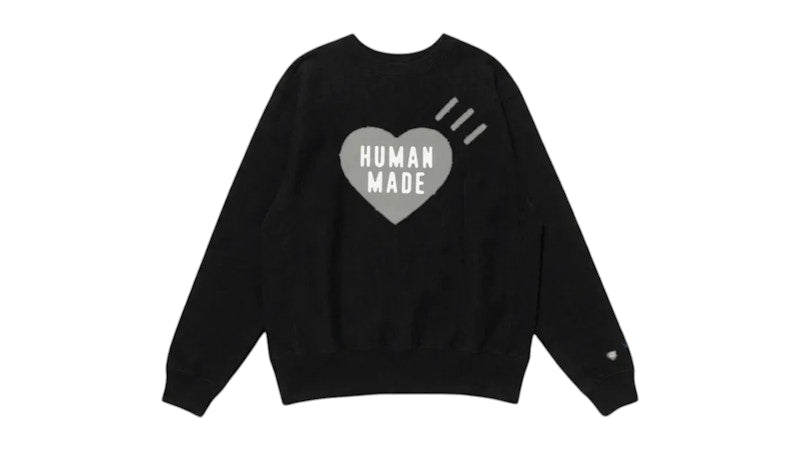 Human Made Stores Exclusive Heart Sapporo Sweatshirt Black
