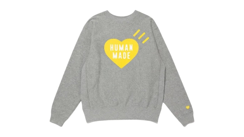Human Made Stores Exclusive Heart Shinsaibashi Parco Sweatshirt Gray